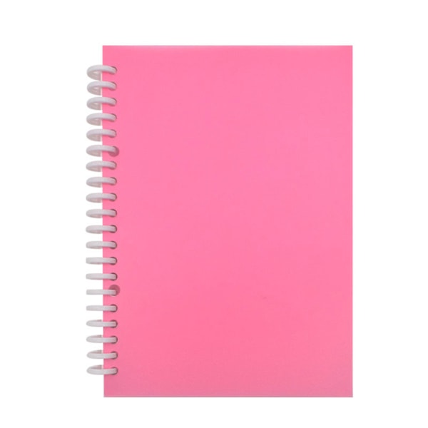 Dekalalbum Återanvändbart Dekalbok 40 Sidor A4/A5 PU-Omslag för Klippbok Rosa pink 40 sheets a4