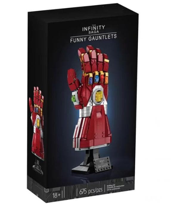 Marvel Infinity Gauntlet Set Samlarobjekt Nanometerhandske Med Infinity-stenar, Byggset, Avengers Presentidé För Vuxna Och Tonåring Nanometer Glove