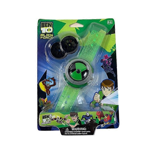 Ben 10 Omnitrix Klocka Figur Leksak Dai Watch Omnitrix Ben10 Ben 10 Actionmodell Barnklocka Present - Perfek-XF7- light green