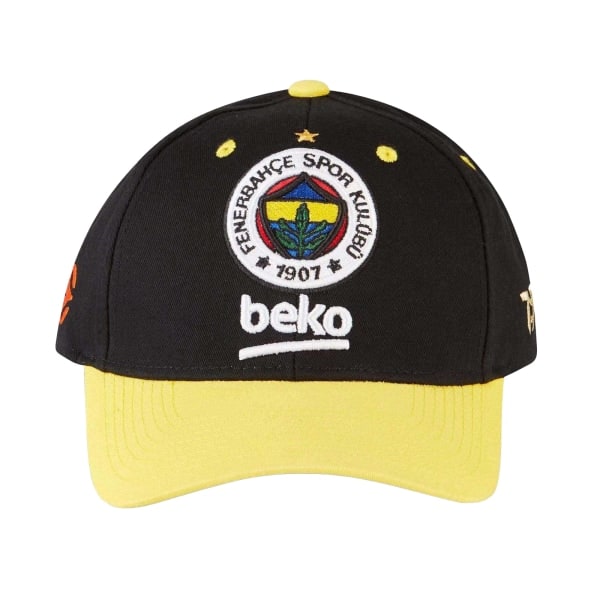 Tokyo Time Unisex Adult Fenerbahce Istanbul Baseball Cap One Si musta/keltainen One Size