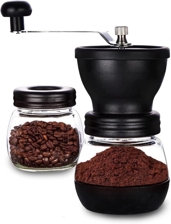 Manuell kaffekvern for espressobønner