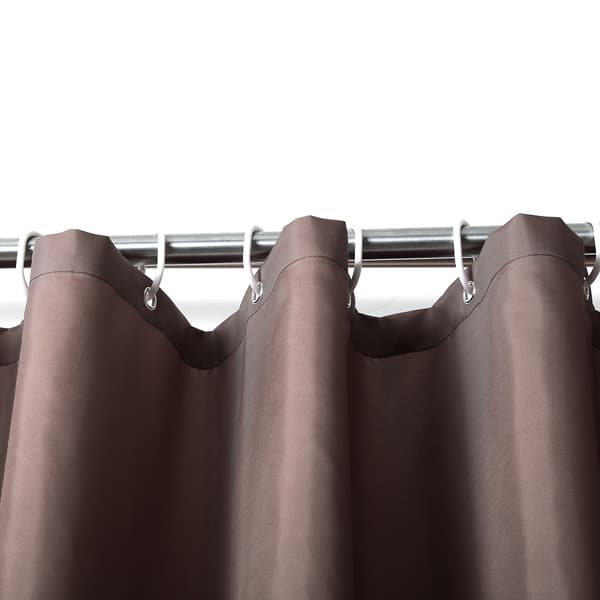 Vattentätt magnetiskt duschdraperifoder, maskintvättbar polyester med krokar-FF-