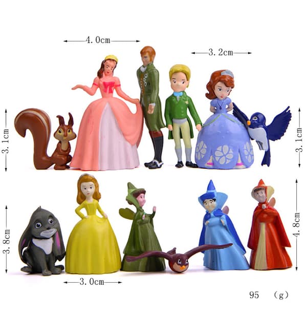 12 stk Prince Sophies Anime Figur Leketøy Samling Modell Dekorasjon Samleobjekt Statue-FF-