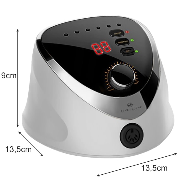 Snabb nagelslipmaskin: 6 sliphuvuden, justerbar multi