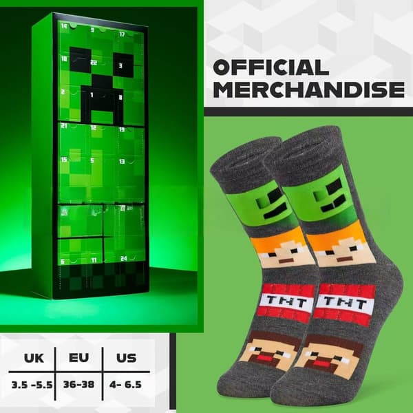 Julkalender 2025 barn tonåringar (24 par strumpor) - Julklapp-FF- Christmas socks