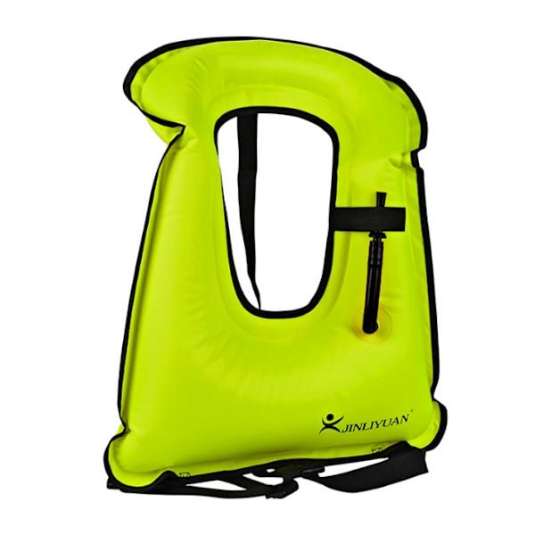 Børne Bærbar Oppustelig Flydevest Snorkelvest green