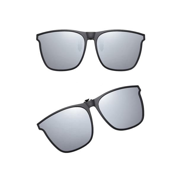 Ultralette clip-on solbriller clip-on Sort og grå