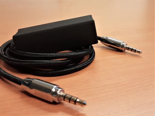 Jordsløyfe lydisolator med 3,5 mm kabel