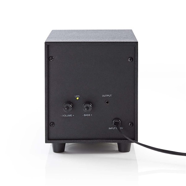 Nedis PC-högtalare | 2.1 | 33 W | 3,5 mm hane | USB-ström | Volymkontroll 1720