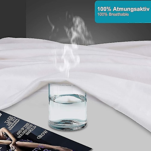 Madrasskydd 200x220 cm Molton 100% Bomull. Andningsbart. Bekvämt-XF11-