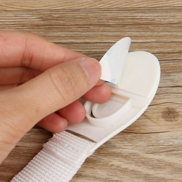 10 kpl Lukot Kaapinlukot Hihnat white