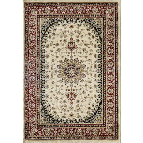 D-sign Matta AC283 Ani Ivory/Mörkröd 160x230cm Valkoinen White 160x230