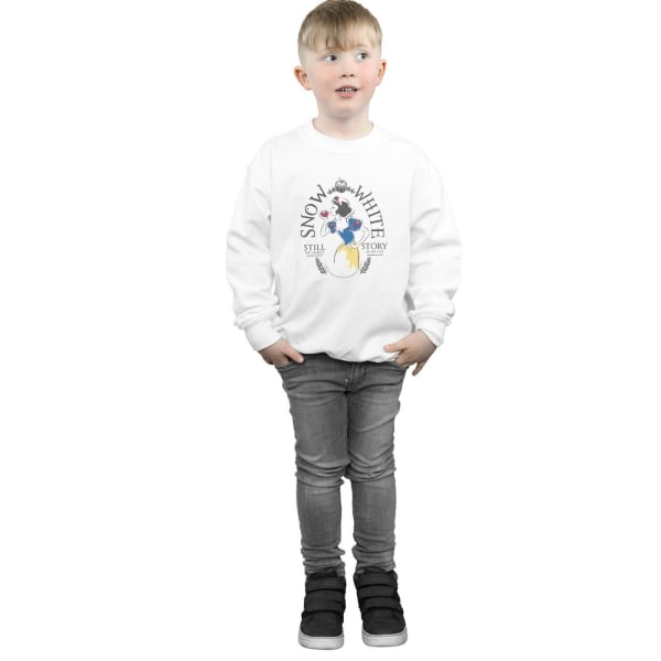 Disney Princess Boys Snow White Fairest Story Sweatshirt 12-13 Vit 12-13 år