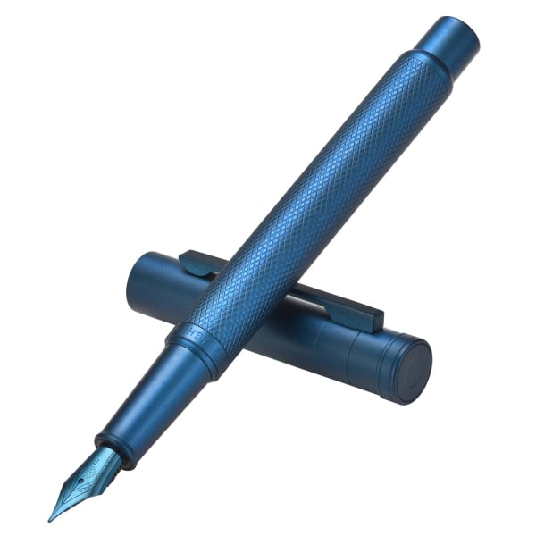 Pen Dark Blue Forest Fine Nib Pen med gaveæske