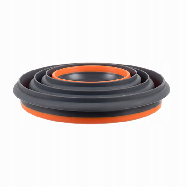 Hopfällbara Matlådor i Silikon - 3-pack orange 309