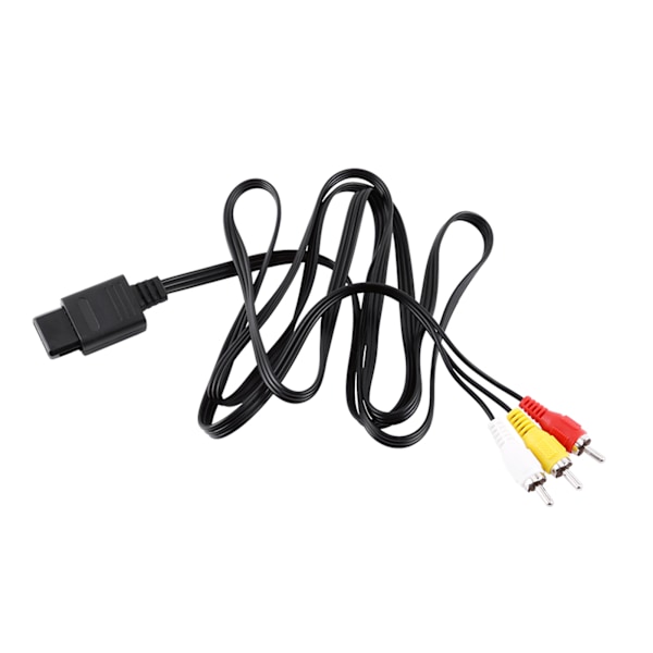 Lyd-TV-videokabel A/V-komposit RCA-kabel til N64 Nintendo GameCube