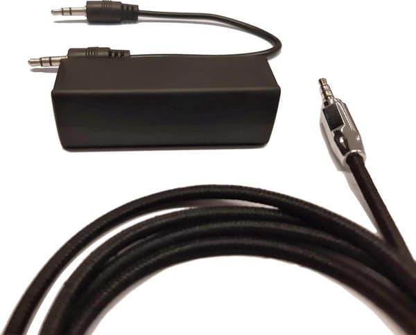Jordsløjfe lydisolator med 3,5 mm kabel