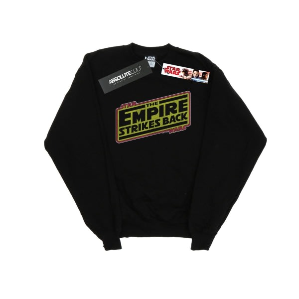 Star Wars Dam/Ladies The Empire Strikes Back -logo T-paita Musta XXL