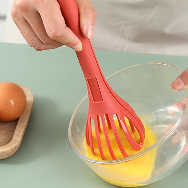 Eggevisper Sklisikkert håndtak Pp 2 i 1 Nyttig blender til kjøkken Rød