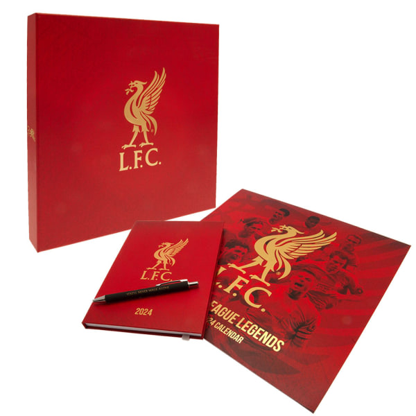 Liverpool FC 2024 musikalsk gaveæske 31 cm x 4 cm x 31 cm Rød/guld Rød/Guld 31 cm x 4 cm x 31 cm