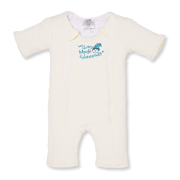 Magic Sleepsuit Transitionsprodukt - 3-6 Måneder Suttepose Transitionsdragt - Blødt Bomuldsmateriale med Dobbelt Lynlås til Nemme Bleeskift