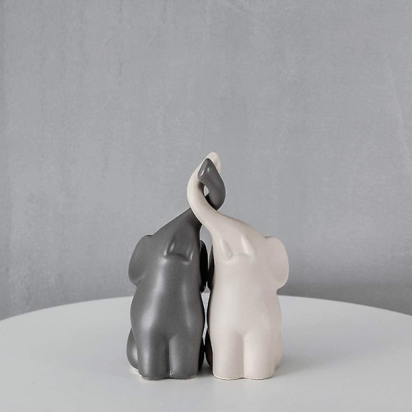 1 par elefantmagnetpar Keramisk figur miniatyr