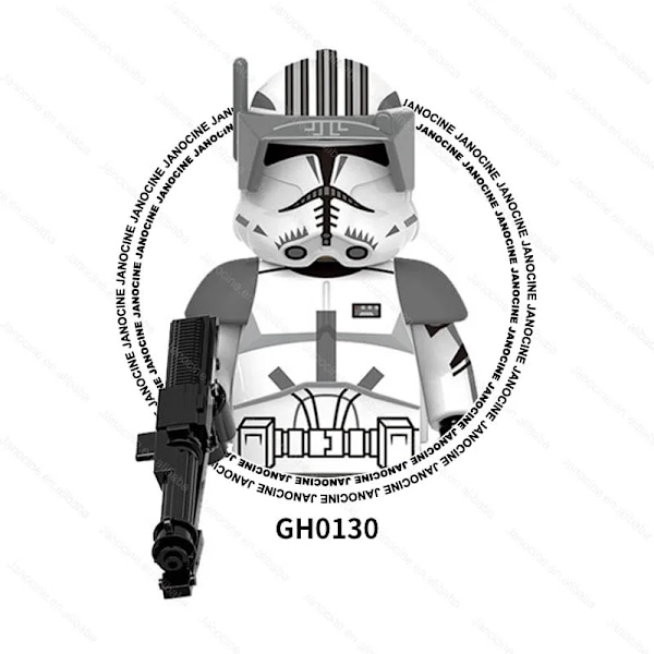 SW Rymdkriget Darth Mini Actionfigurer Klonsoldat Droider Jedi Anakin Skywalker Byggklossar i Plast Set Barnpresent TV8045
