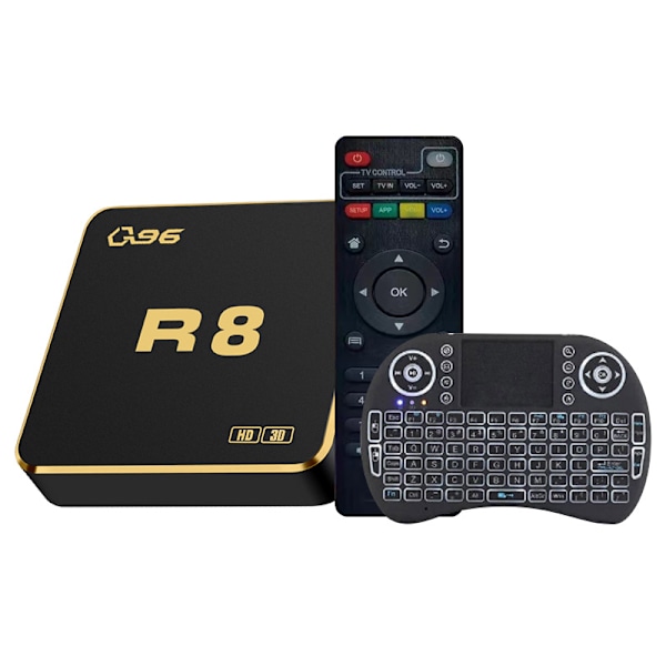 Q96 R8 TV Box Android 10 Iptv Allwinner H313 Quad Core 2.4g 5g Dual Wifi Uhd Hdr10 4k Mediaspelare H. 265 8gb 128gb Hem(4GB＋64GB) 4GB＋64GB