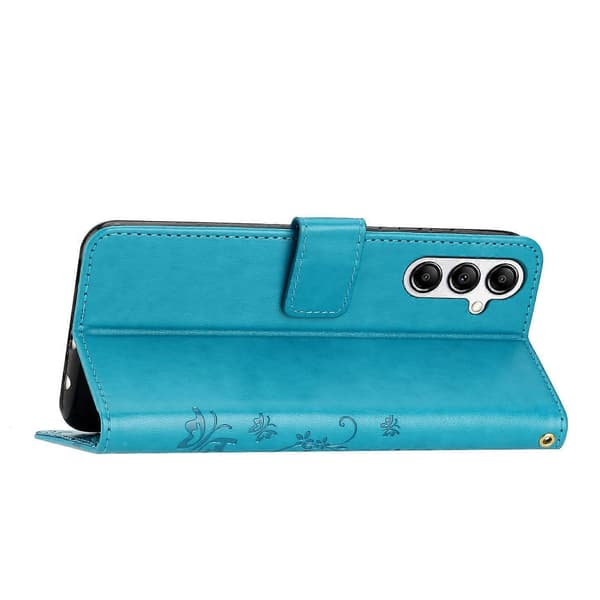 Til Samsung Galaxy A56 5G Etui PU Læder Pung Etui med Rem Multicolor-FF- Multicolor Style B