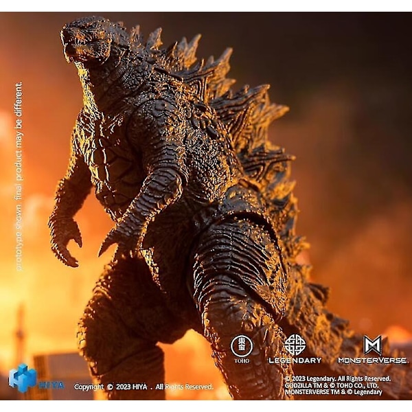 Hiya Toys Godzilla Vs Kong 18cm Godzilla Action Figur Ebg0061-WELLNGS