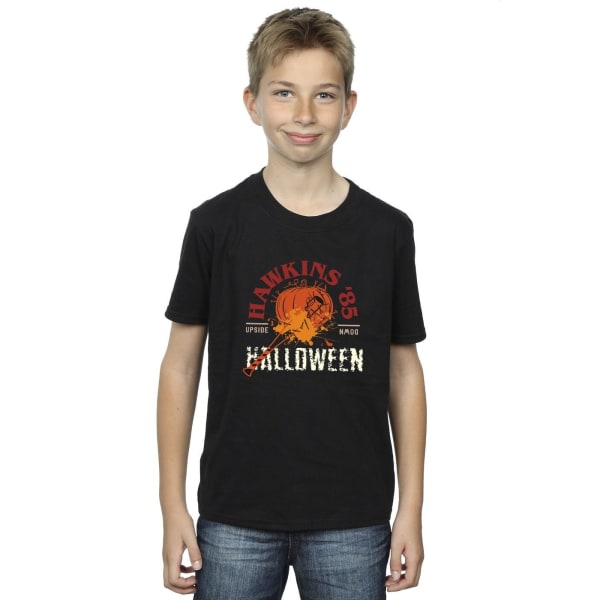 Netflix Boys Stranger Things Hawkins Halloween T-shirt 7-8 år Svart 7-8 år