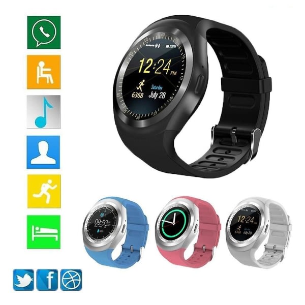 Ny Gt20 Dame Menn Smart Watch 1,69 tommer Cor-skjerm Full Touch Fitness Tracker Puls Søvnovervåking