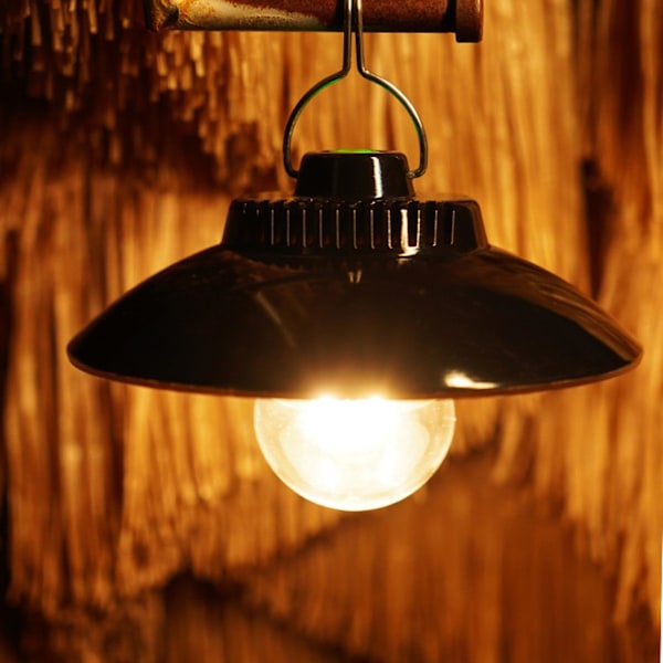 Bärbar vattentät utomhustältlampa Varm campinglampa USB-uppladdningsbar omgivningsbelysning med krok-XF3-