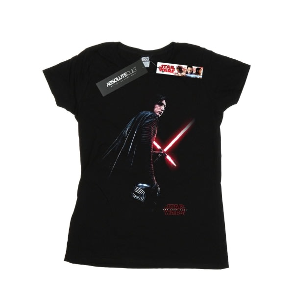 Star Wars Ladies/Ladies The Last Jedi Kylo Ren Shadow Cotton T- Black XXL