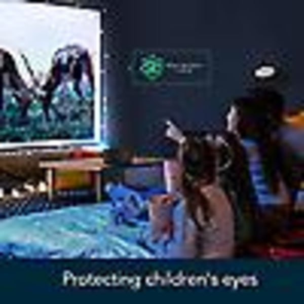 Mini LED-projektor Bærbar filmprojektor for barn Gave Smart Samme skjerm
