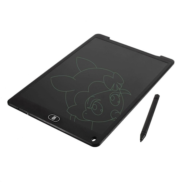 12\" Piirustusalusta lapsille LCD-näytöllä, paineherkkä, musta black