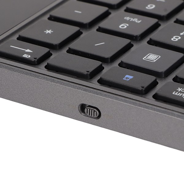 Trådløst numerisk tastatur med touchpad, 22 taster, 2,4G, dobbelt tilstand, type C-interface, bærbart tastatur til bærbar computer, grå