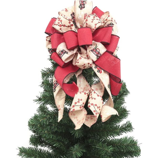 Dekorativ julgrans hängbåge, polyester julgarl