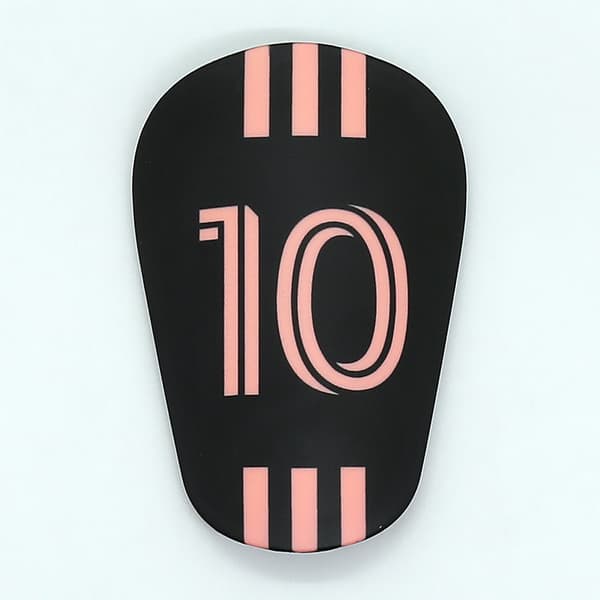 Mini fotbollsbenskydd – Tjocka fotbollsbenskydd skyddsutrustning *Messi 10 Blacks*-FF- Messi 10 Blacks