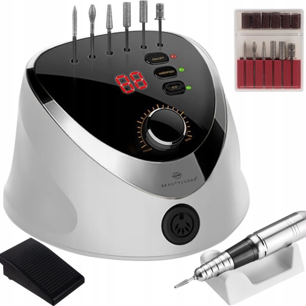 Snabb nagelslipmaskin: 6 sliphuvuden, justerbar multi