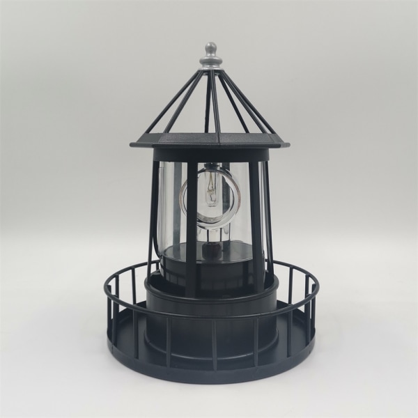 360 tiehöylät roterande aurinko LED Lighthouse IP65 Vattentät