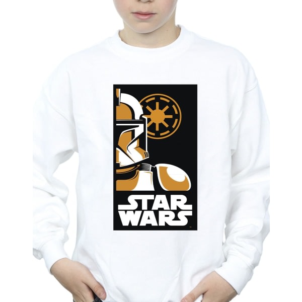 Star Wars Boys Stormtrooper kunstplakatskjorte 12-13 år W Hvid 12-13 år