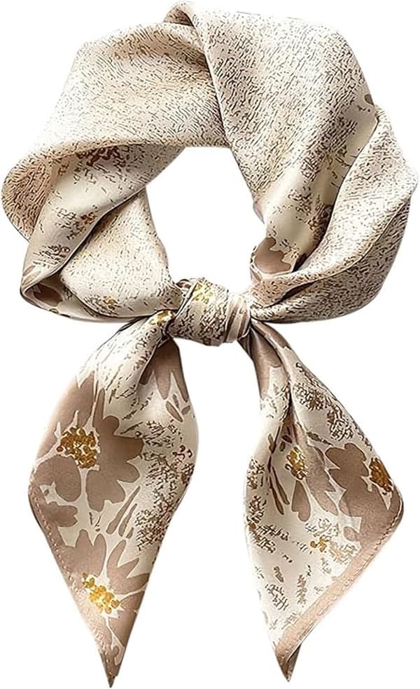 Satengskjerf for kvinner Lett silkeskjerf for søvn Gave