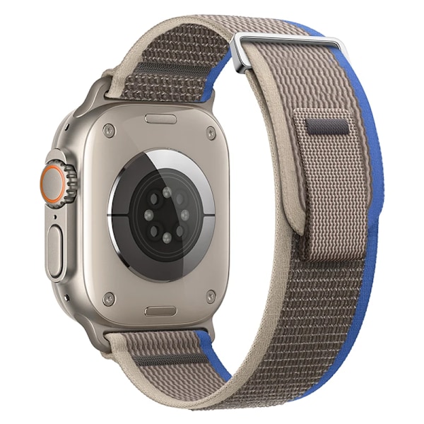 Trail Loop -ranneke Apple Watch -rannekkeeseen 44mm 40mm 45mm 41mm 42 44 45 mm urheiluranneke iwatch Ultra 2 49mm series 9 8 se 7 6 5 4 3 sininen harmaa 03 blue gray 03 blue gray 03 49mm 45mm 44mm 42mm