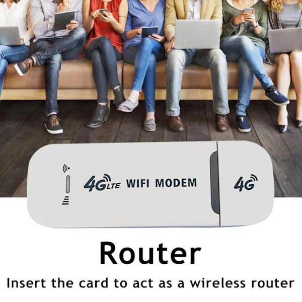 Praktisk wifi-adapter 150mbps Modem Stick Mini Udendørs