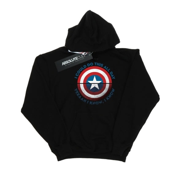 Marvel Girls Avengers Endgame Do This All Day Hoodie 9-11 Years Black 9-11 Years
