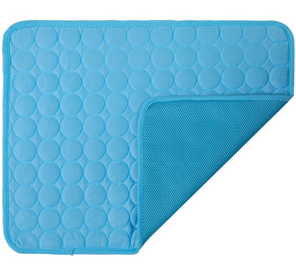 Kølemåtte til kæledyr, selvkølende måtte til hunde, køletæppe til katte, sædehynde, sovemåtte, kølemåtte til kæledyr, styk/sæt blå 50*40cm