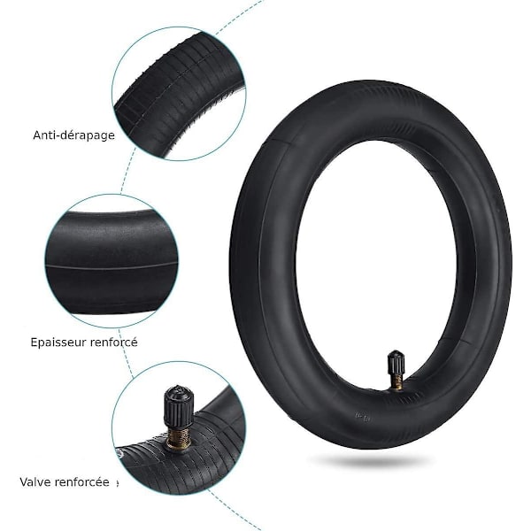 Elscooter gummidäck 8 1/2x2 uppgraderat förtjockat innerslang 8,5 \"M365 Pro främre och bakre däckbyte