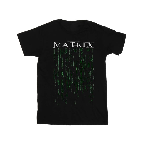 The Matrix naisten/naisten vihreä koodi puuvilla Boyfriend T-paita XX musta XXL