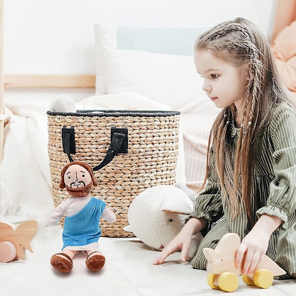 Jesus plysjleke Min venn Jesus utstoppet dukke Kristus religiøs leke Frelser plysj kristen religiøs figur Familie juledekorasjon 13